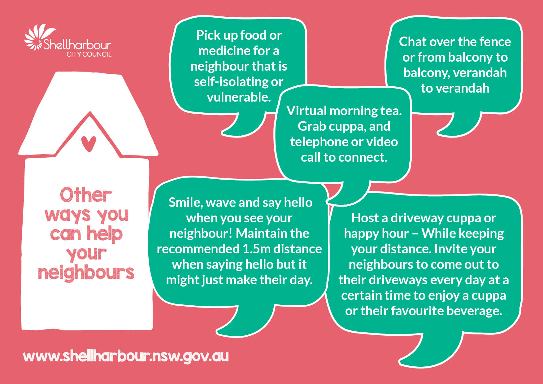 Ways to help your neighbors 